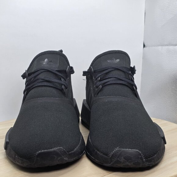 Mens Size 10 - Adidas NMD_R1 Triple Black Athletic Shoes Sneakers - Picture 2 of 7